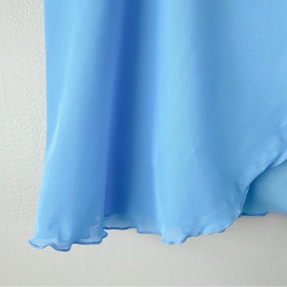 Wild Fable Sarong beach cover up NWT light blue tie front stretchy small medium - Picture 4 of 13